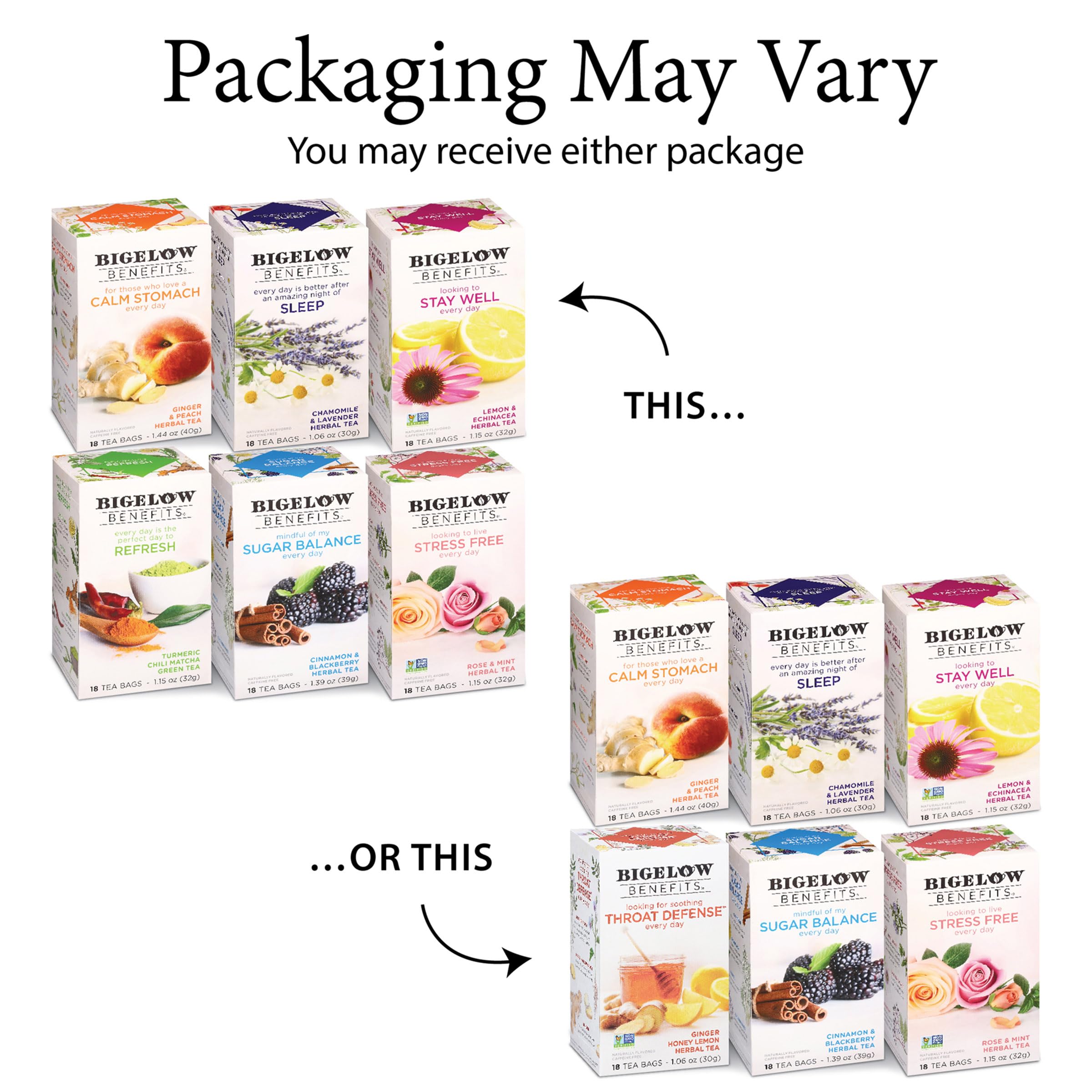 Bigelow Benefits Tea Pack 2